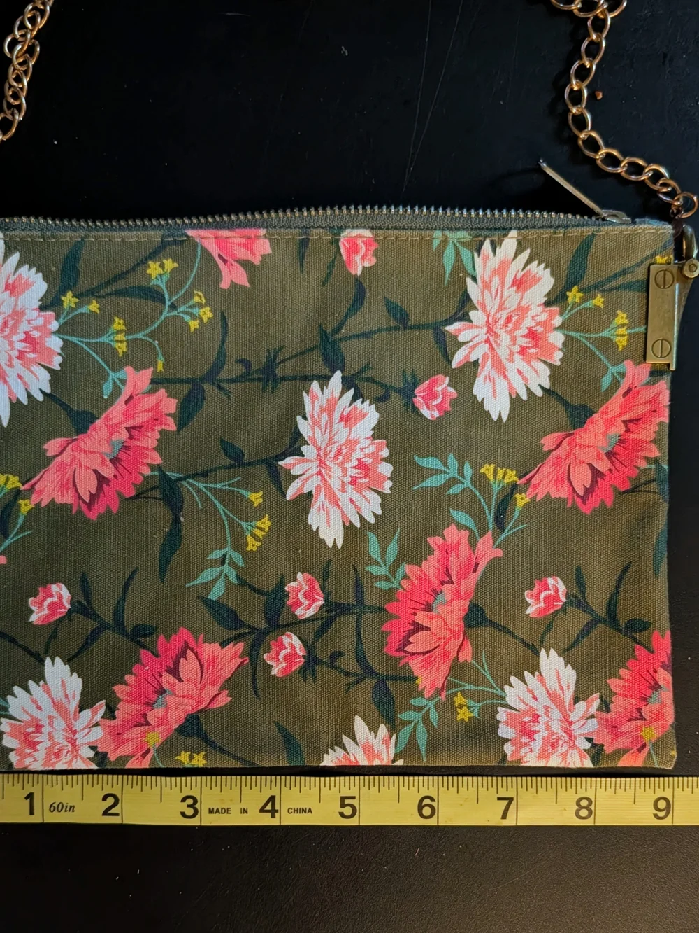 NWOT Custom Small Crossbody Floral Print Canvas Bag - Old Navy Fall 2017 Base